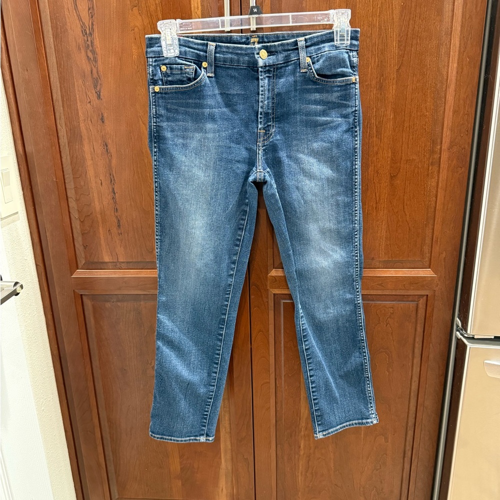 7 for Mankind Women's Blue Jeans Size 29